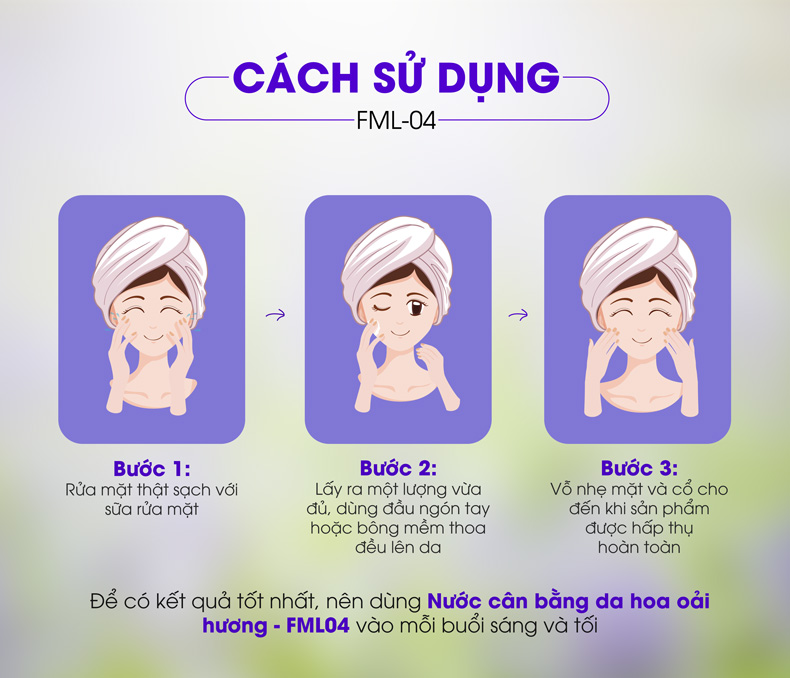 Nuoc can bang da hoa oai huong FML 04 4
